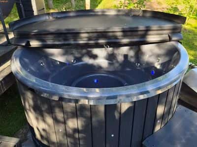 Hot Tub Ø 185–200 cm mit externem Ofen 3