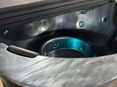 Quadratischer Hot Tub Thermoholz 220 cm 4